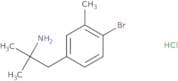 1-(4-Bromo-3-methylphenyl)-2-methylpropan-2-amine hydrochloride