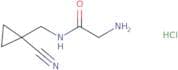 2-Amino-N-[(1-cyanocyclopropyl)methyl]acetamide hydrochloride
