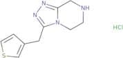 3-(Thiophen-3-ylmethyl)-5H,6H,7H,8H-[1,2,4]triazolo[4,3-a]pyrazine hydrochloride