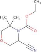 Ethyl 5-cyano-3,3-dimethylmorpholine-4-carboxylate
