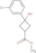 Methyl 3-(3-chlorophenyl)-3-hydroxycyclobutane-1-carboxylate