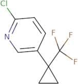2-Chloro-5-[1-(trifluoromethyl)cyclopropyl]pyridine