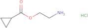 2-Aminoethyl cyclopropanecarboxylate hydrochloride