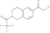 1-[6-(2-Chloroacetyl)-1,2,3,4-tetrahydroisoquinolin-2-yl]-2,2,2-trifluoroethan-1-one