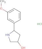5-(3-Methoxyphenyl)pyrrolidin-3-ol hydrochloride