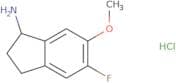 5-Fluoro-6-methoxy-2,3-dihydro-1H-inden-1-amine hydrochloride