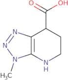 3-Methyl-3H,4H,5H,6H,7H-[1,2,3]triazolo[4,5-b]pyridine-7-carboxylic acid