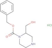Benzyl 2-(hydroxymethyl)piperazine-1-carboxylate hydrochloride