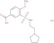4-Methoxy-3-{[2-(pyrrolidin-1-yl)ethyl]sulfamoyl}benzoic acid hydrochloride