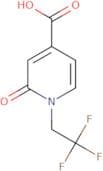 2-Oxo-1-(2,2,2-trifluoroethyl)-1,2-dihydropyridine-4-carboxylic acid