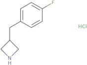 3-[(4-Fluorophenyl)methyl]azetidine hydrochloride
