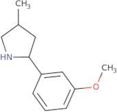 2-(3-Methoxyphenyl)-4-methylpyrrolidine