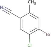 4-Bromo-5-chloro-2-methylbenzonitrile