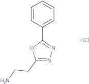 2-(5-Phenyl-1,3,4-oxadiazol-2-yl)ethan-1-amine hydrochloride