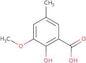 2-Hydroxy-3-methoxy-5-methylbenzoic acid