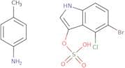 5-Bromo-4-chloro-3-indoxyl sulfate p-toluidine salt