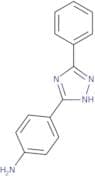 4-(3-Phenyl-1H-1,2,4-triazol-5-yl)aniline