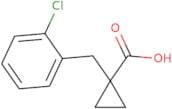 1-[(2-Chlorophenyl)methyl]cyclopropane-1-carboxylic acid