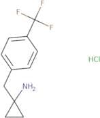 1-{[4-(Trifluoromethyl)phenyl]methyl}cyclopropan-1-amine hydrochloride