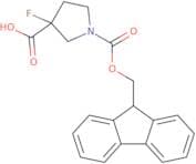 1-{[(9H-Fluoren-9-yl)methoxy]carbonyl}-3-fluoropyrrolidine-3-carboxylic acid