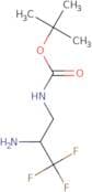 tert-Butyl N-(2-amino-3,3,3-trifluoropropyl)carbamate