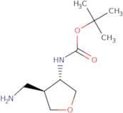 rac-tert-Butyl N-[(3R,4R)-4-(aminomethyl)oxolan-3-yl]carbamate