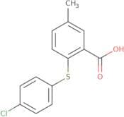 2-[(4-Chlorophenyl)sulfanyl]-5-methylbenzoic acid