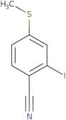 2-Iodo-4-(methylsulfanyl)benzonitrile