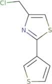 4-(Chloromethyl)-2-(thiophen-3-yl)-1,3-thiazole