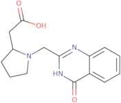 2-{1-[(4-Oxo-3,4-dihydroquinazolin-2-yl)methyl]pyrrolidin-2-yl}acetic acid