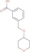 3-[(Oxan-4-yloxy)methyl]benzoic acid