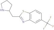 2-(Pyrrolidin-2-ylmethyl)-5-(trifluoromethyl)-1,3-benzothiazole