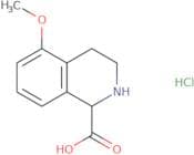 (1S)-5-Methoxy-1,2,3,4-tetrahydroisoquinoline-1-carboxylic acid hydrochloride