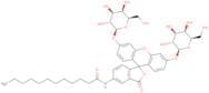5-Dodecanoylaminofluorescein di-b-D-galactopyranoside