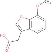 2-(7-Methoxy-1-benzofuran-3-yl)acetic acid