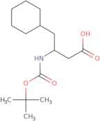 (3S)-3-{[(tert-Butoxy)carbonyl]amino}-4-cyclohexylbutanoic acid