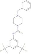((3,5-bis(trifluoromethyl)phenyl)amino)(4-benzylpiperazinyl)methane-1-thione