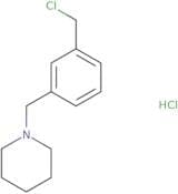 1-{[3-(Chloromethyl)phenyl]methyl}piperidine hydrochloride