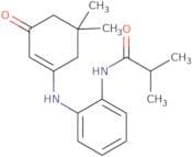 N-(2-((5,5-dimethyl-3-oxocyclohex-1-enyl)amino)phenyl)-2-methylpropanamide