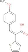 3-(4-Methoxyphenyl)-2-(thiophen-2-yl)prop-2-enoic acid