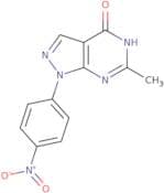6-Methyl-1-(4-nitrophenyl)-1H,4H,7H-pyrazolo[3,4-d]pyrimidin-4-one