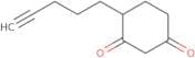 4-(Pent-4-yn-1-yl)cyclohexane-1,3-dione