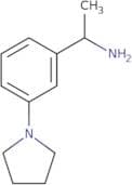 1-[3-(Pyrrolidin-1-yl)phenyl]ethan-1-amine