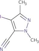 4-Iodo-1,3-dimethyl-1H-pyrazole-5-carbonitrile