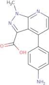 4-(4-Aminophenyl)-1-methyl-1H-pyrazolo[3,4-b]pyridine-3-carboxylic acid