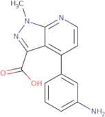 4-(3-Aminophenyl)-1-methyl-1H-pyrazolo[3,4-b]pyridine-3-carboxylic acid