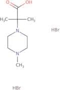 2-Methyl-2-(4-methylpiperazin-1-yl)propanoic acid dihydrobromide