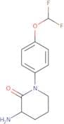 3-Amino-1-[4-(difluoromethoxy)phenyl]piperidin-2-one