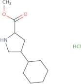 Methyl 4-cyclohexylpyrrolidine-2-carboxylate hydrochloride