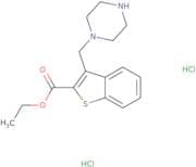 Ethyl 3-(piperazin-1-ylmethyl)-1-benzothiophene-2-carboxylate dihydrochloride